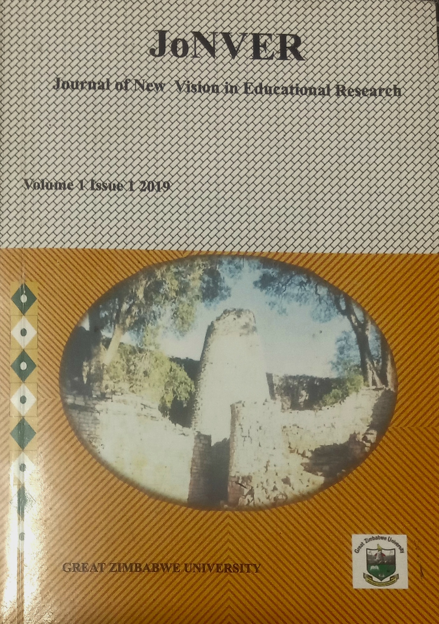 JoNVER Journal Cover 